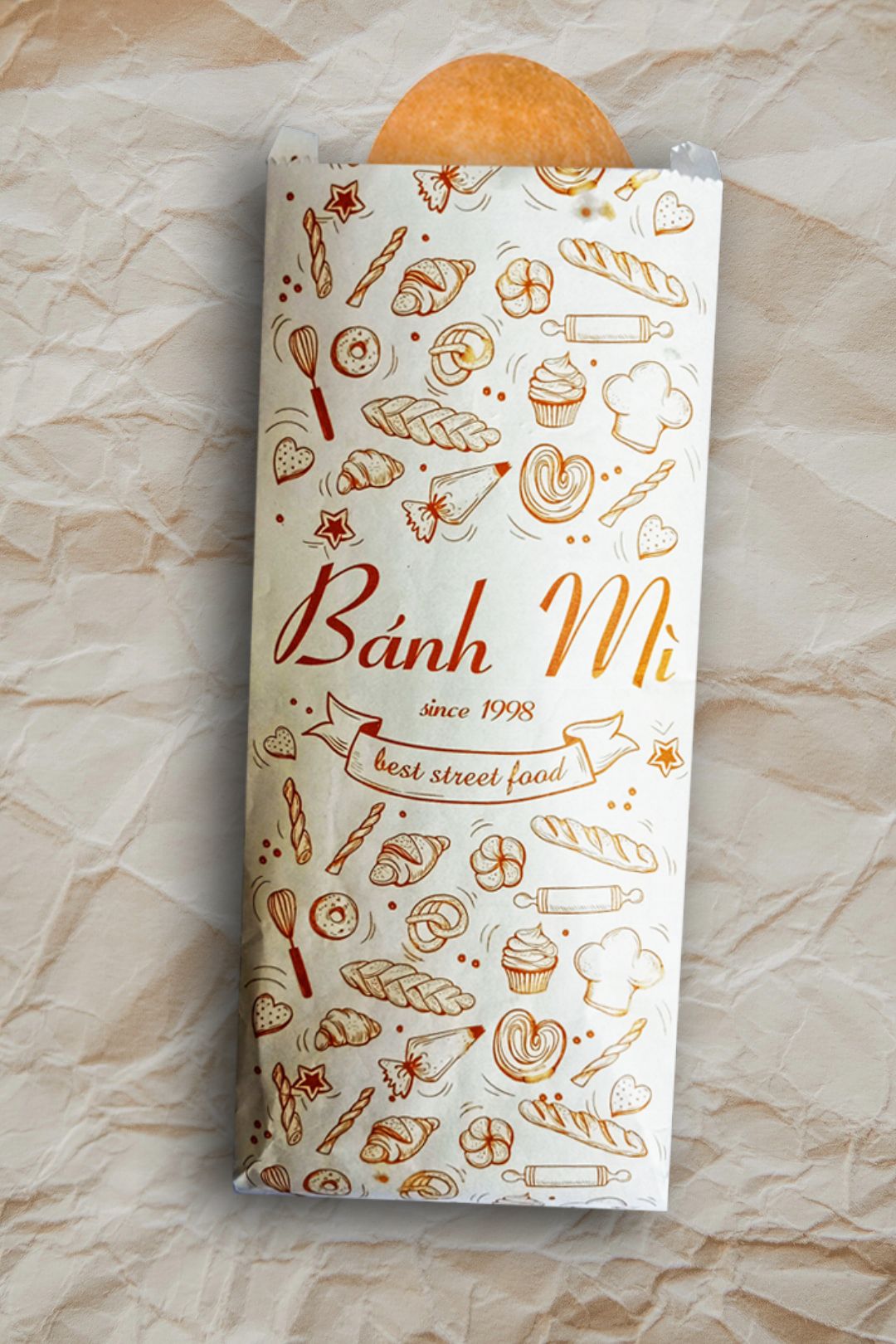 In 8000 bao đựng bánh mì ở Bình Định (mã tbm_9743) giấy thấm dầu nhanh chóng