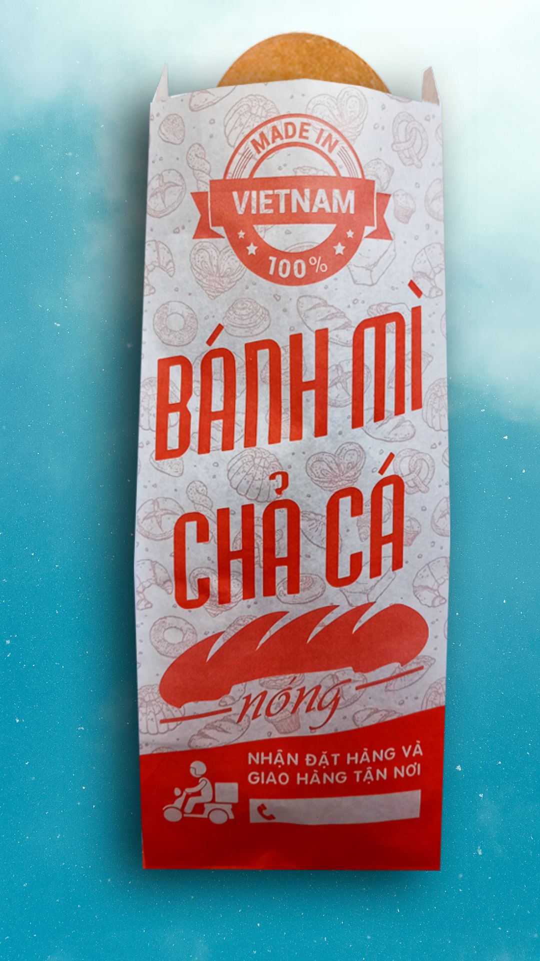 In 10000 bao đựng bánh mì tại Bình Định (mã tbm_4394) giấy MG theo thiết kế