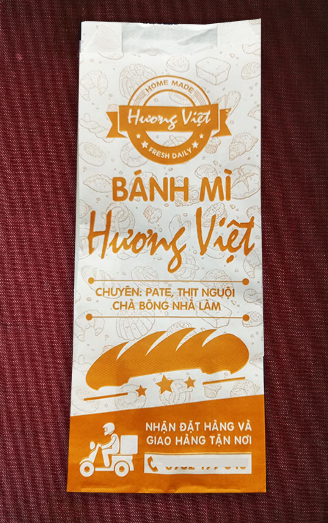 In 10000 túi bánh mì ở Bình Định (mã tbm_6925) giấy MG đẹp và giá rẻ