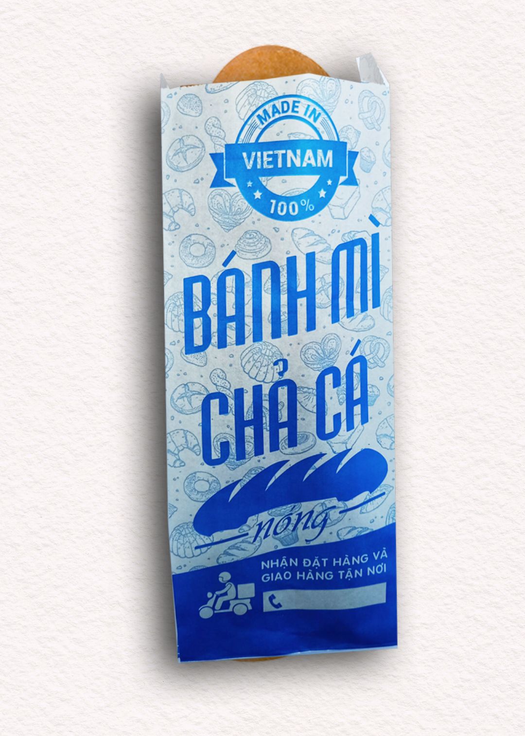 In 60000 bao gói bánh mì ở Bình Định (mã tbm_8448) giấy thực phẩm nhiều mẫu đa dạng