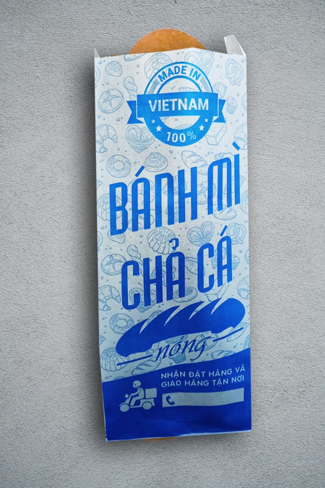 In 6000 túi đựng bánh mì tại Bình Định (mã tbm_618) giấy thực phẩm giá rẻ