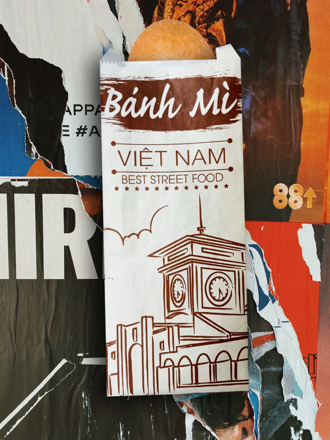 In 5000 bao bánh mì ở Bình Định (mã tbm_2351) giấy Kraft giá gốc tại xưởng