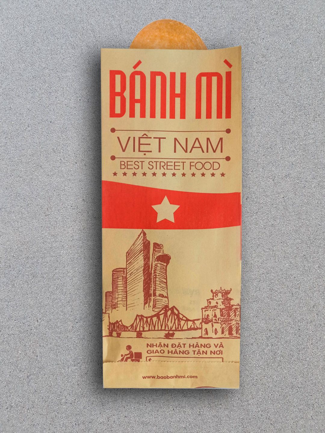 In 8000 bao gói bánh mì tại Bình Định (mã tbm_3133) giấy thấm dầu thiết kế miễn phí