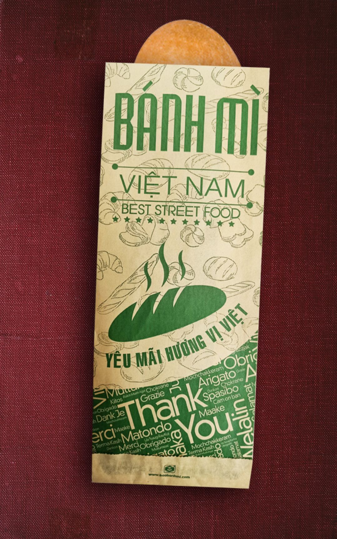 In 80000 bao gói bánh mì tại Bình Định (mã tbm_818) giấy thực phẩm theo yêu cầu