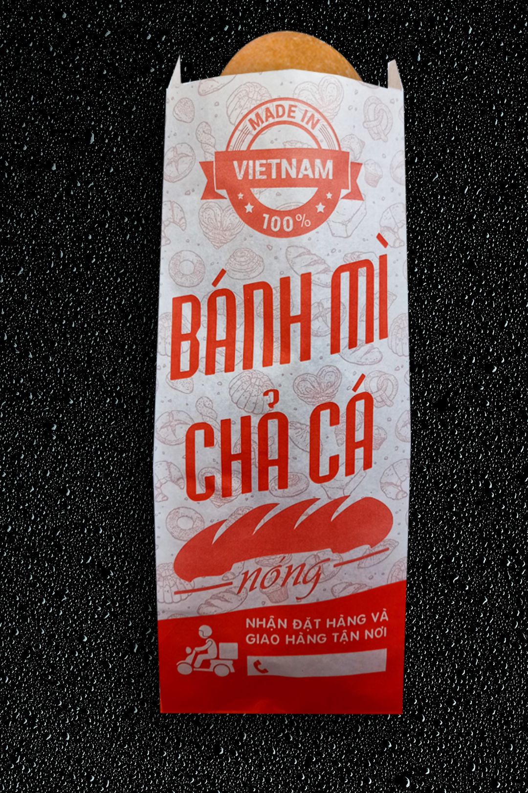 In 8000 bao gói bánh mì ở Bình Định (mã tbm_9745) giấy thực phẩm nhiều mẫu đa dạng