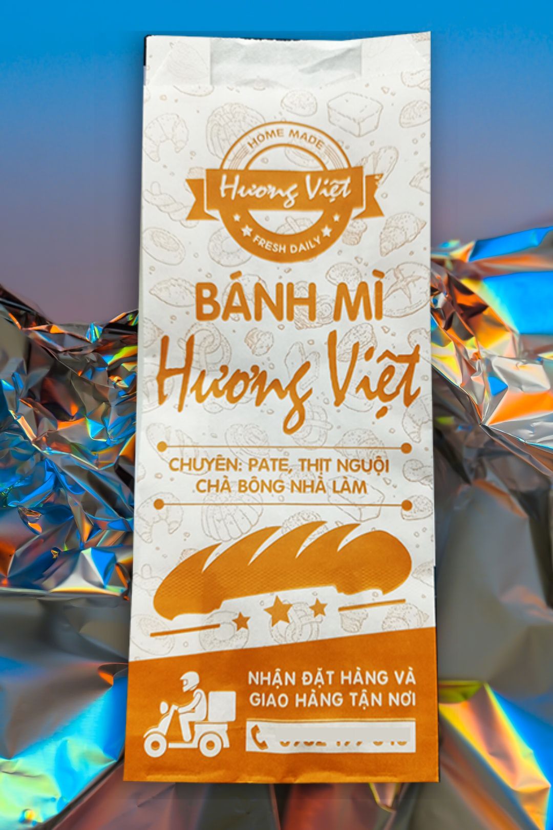 In 40000 túi bánh mì tại Bình Định (mã tbm_9267) giấy Kraft thiết kế miễn phí