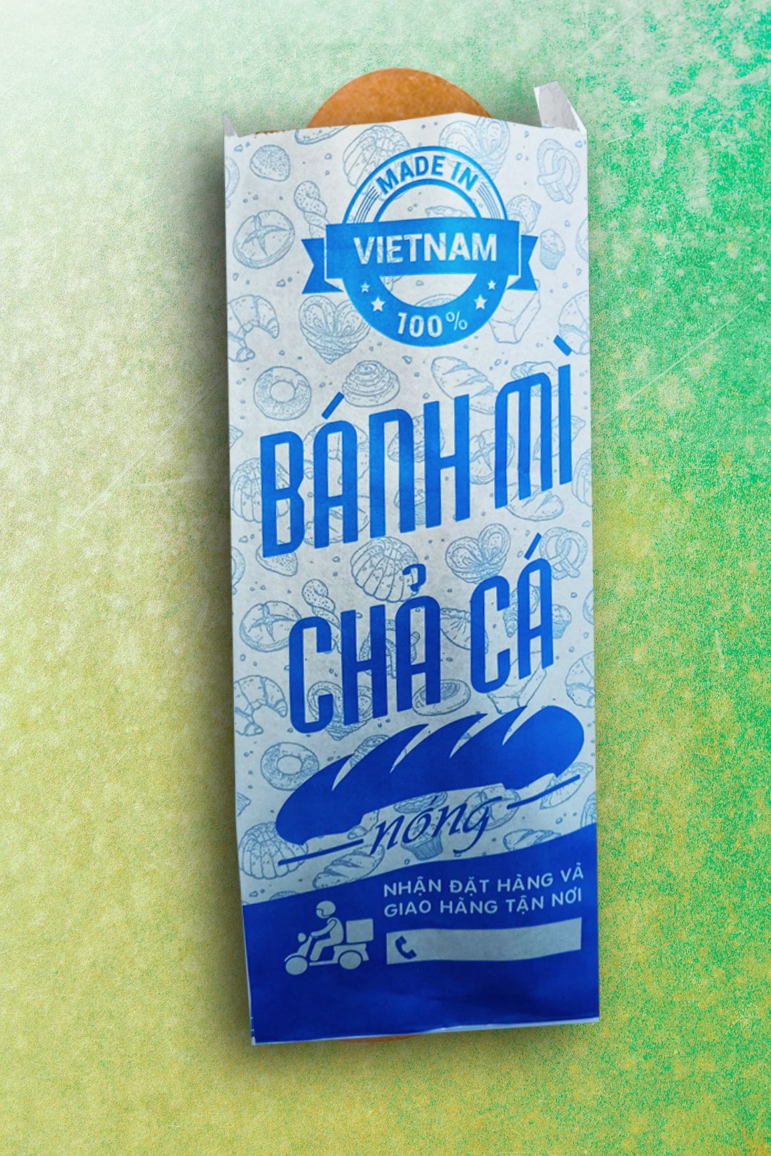 In 50000 túi đựng bánh mì tại Bình Định (mã tbm_9947) giấy Kraft mẫu mã đẹp